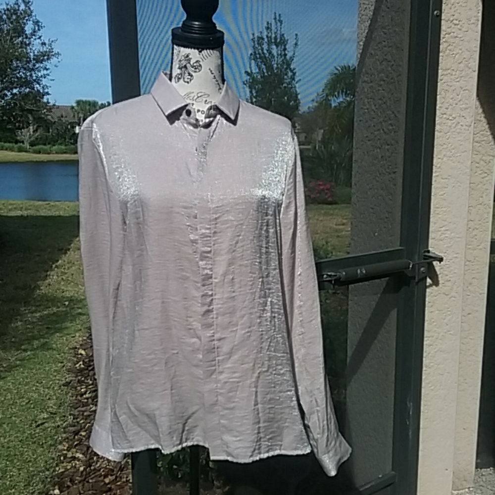 ASOS Long-sleeve Button-down Blouse